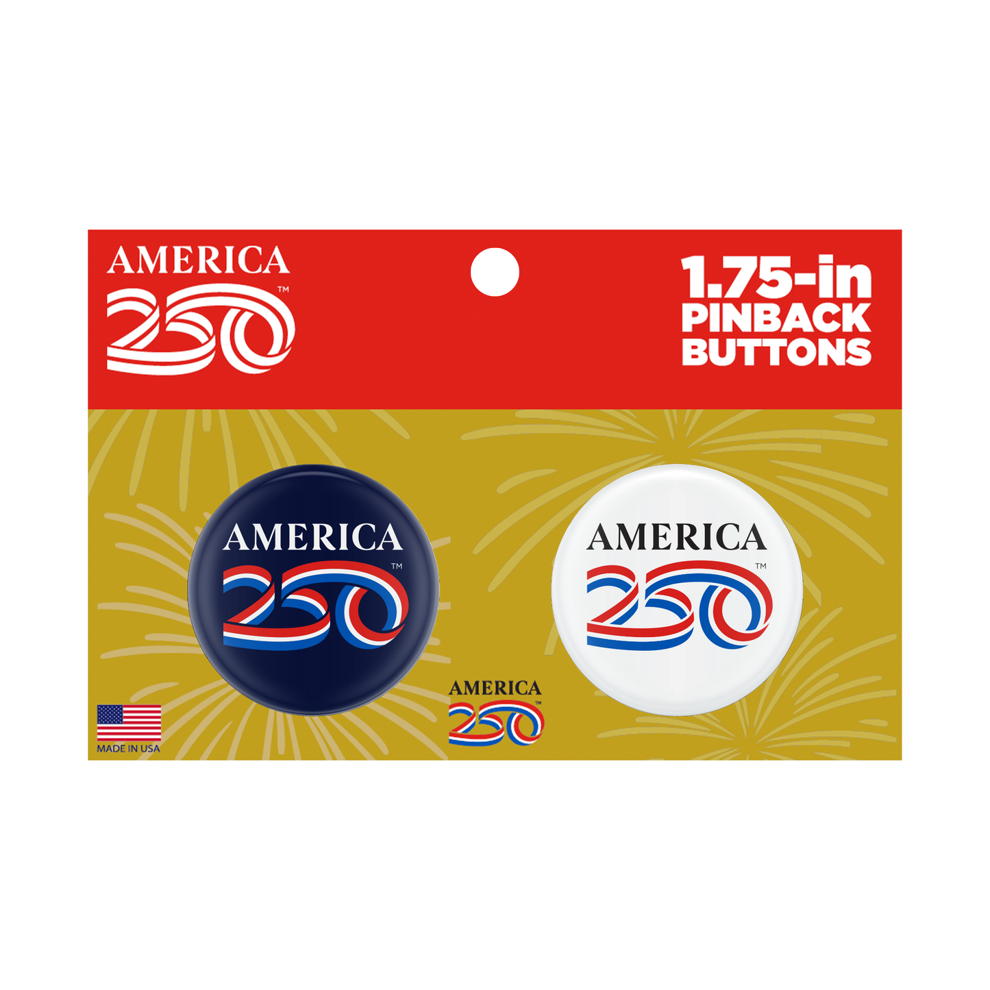1.75" Buttons, Set of 2