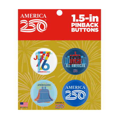 1.5" Buttons, Set of 4