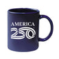 11oz Mug, Navy & Black
