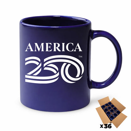 11oz Mug, Navy & Black