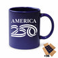 11oz Mug, Navy & Black
