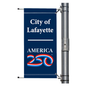 18"x36" Co-Branded Street Pole Banner, Navy