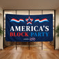 America's Block Party Vinyl Banner - 3'x5'