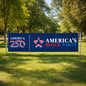 America's Block Party Vinyl Banner - 3'x10'