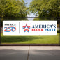 America's Block Party Vinyl Banner - 2'x10'
