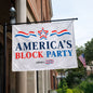 America's Block Party Vinyl Banner - 5'x6'