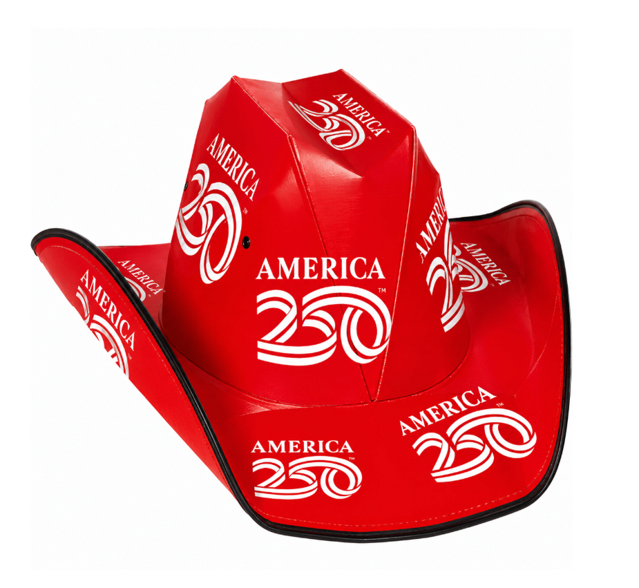 America250 Limited Edition Cowboy Hat Red