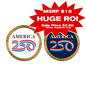 America250 Two Tone Challenge Coin