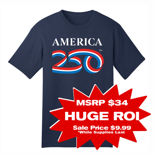 America250 Youth Tee, Navy