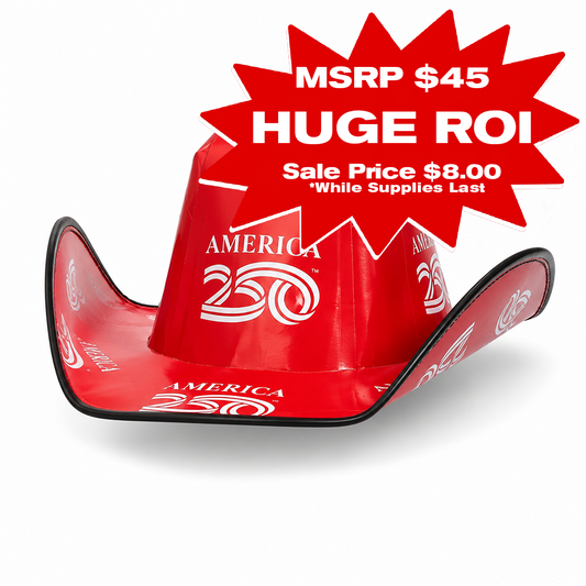 America250 Limited Edition Cowboy Hat Red
