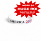 White America250 Silicone Wristband